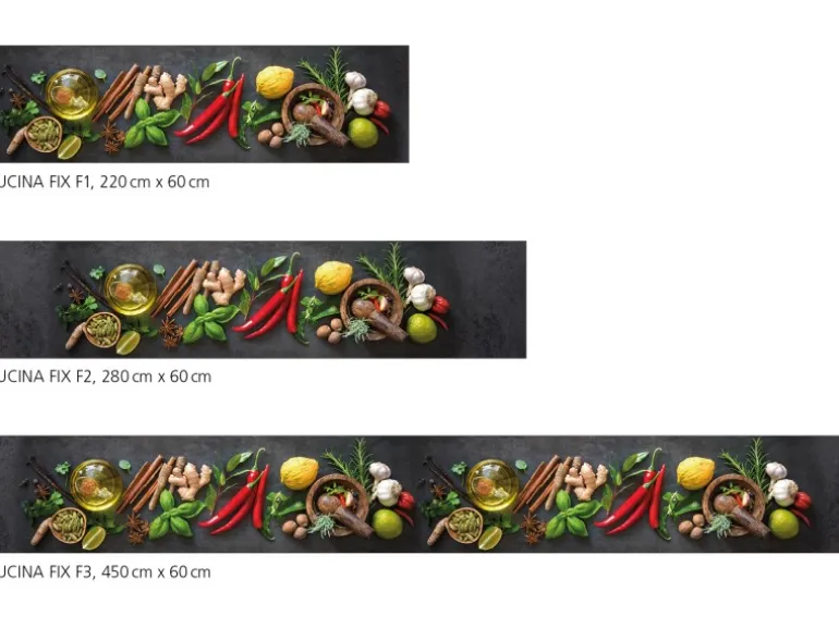 Myspotti Küchenrückwandfolie Fresh Spice Selbstklebend 280 cm x 60 cm