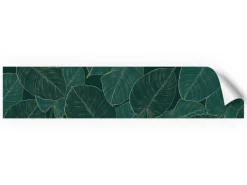 Myspotti Küchenrückwandfolie Leaves Green Selbstklebend 280 cm x 60 cm