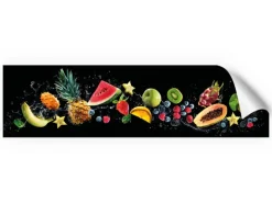 Myspotti Küchenrückwandfolie Fruit Splash Selbstklebend 220 cm x 60 cm