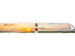 Myspotti Küchenrückwandfolie Leuchtturm Sylt Selbstklebend 450 cm x 60 cm