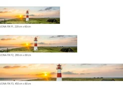 Myspotti Küchenrückwandfolie Leuchtturm Sylt Selbstklebend 450 cm x 60 cm