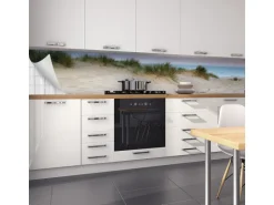Myspotti Küchenrückwandfolie Dünenpanorama Selbstklebend 450 cm x 60 cm