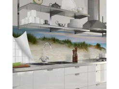 Myspotti Küchenrückwandfolie Dünenpanorama Selbstklebend 280 cm x 60 cm