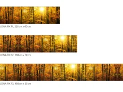 Myspotti Küchenrückwandfolie Herbstwald Selbstklebend 220 cm x 60 cm