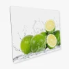 Myspotti Mini-Spritzschutzplatte Aqua Limette 59 cm x 41 cm