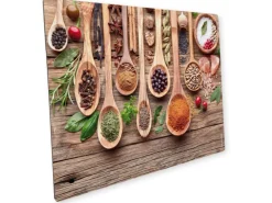Myspotti Mini-Spritzschutzplatte Aromatico 59 cm x 41 cm Bunt