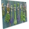 Myspotti Mini-Spritzschutzplatte Kräuter der Provence 59 cm x 41 cm