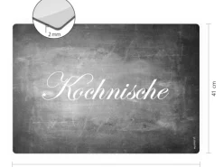 Myspotti Mini-Spritzschutzplatte Kochnische 59 cm x 41 cm