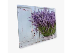 Myspotti Mini-Spritzschutzplatte Vintage Lavendel 59 cm x 41 cm