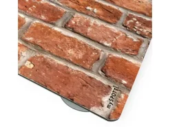 Myspotti Mini-Spritzschutzplatte Brick Wall 59 cm x 41 cm Braun