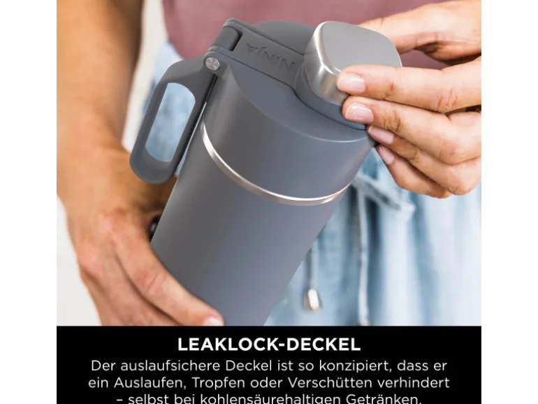 Ninja Trinkflasche Thirsti DW1801EUUKGY 530 ml Grau