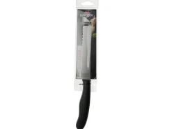 Nirosta Brotmesser Fit 31 cm Silber-Schwarz
