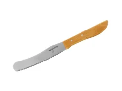 Nirosta Brötchen- und Buttermesser 21 cm Braun