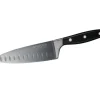 Nirosta Kochmesser Trinity 29 cm Silber-Schwarz