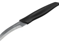 Nirosta Schälmesser Basic 17 cm Schwarz