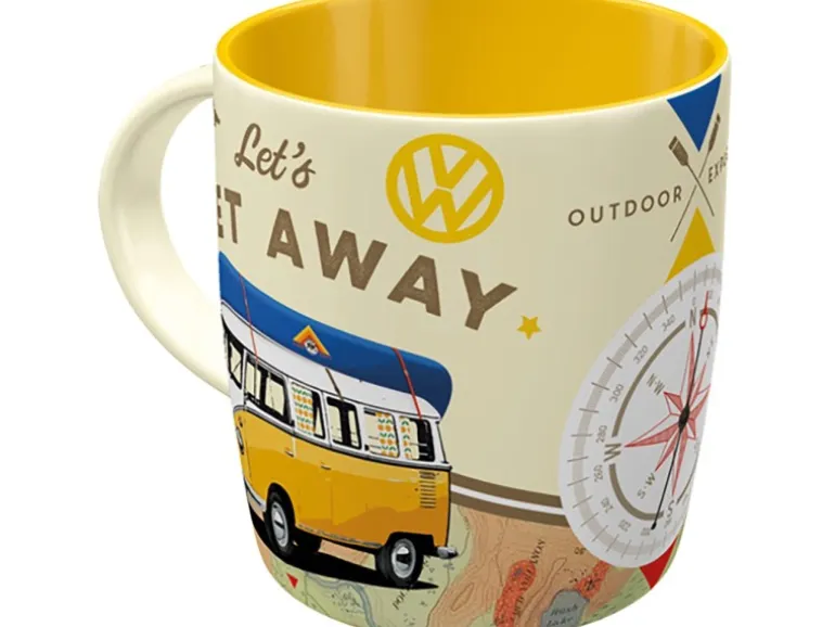 Nostalgic-Art Tasse VW Bulli Let's Get Away