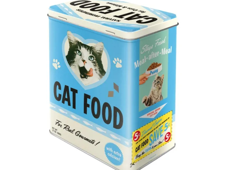 Nostalgic-Art Vorratsdose Cat Food Love Mix L