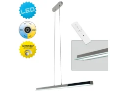 Näve LED-Pendelleuchte Beam Chrome 106 cm x 100 cm x 10 cm