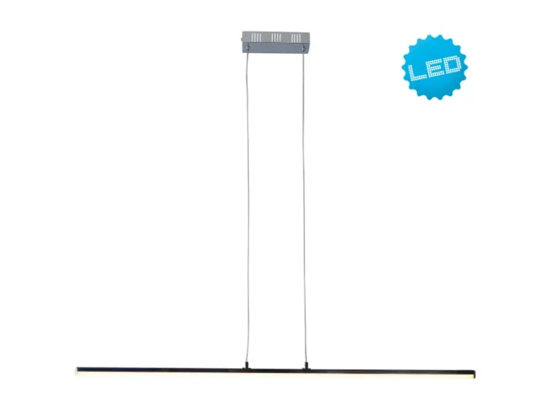 Näve LED-Pendelleuchte Beam Stahl-Blank 111 cm x 100 cm x 2 cm