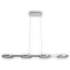 Näve LED-Pendelleuchte Beam Stahl-Blank 150 cm x 100 cm x 16 cm 4er-Set