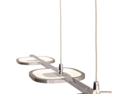 Näve LED-Pendelleuchte Beam Stahl-Blank 150 cm x 100 cm x 16 cm 4er-Set