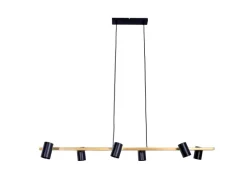 Näve Pendelleuchte Frida Schwarz 120 cm x 115 cm x 23 cm 6er-Set