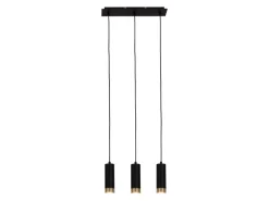 Näve Pendelleuchte Fridu Schwarz 150 cm x 48 cm x 9 cm 3er-Set