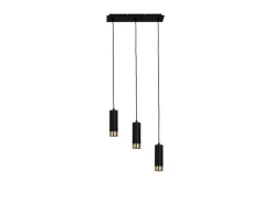 Näve Pendelleuchte Fridu Schwarz 150 cm x 48 cm x 9 cm 3er-Set