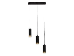 Näve Pendelleuchte Fridu Schwarz 150 cm x 48 cm x 9 cm 3er-Set