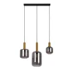 Näve Pendelleuchte Fumo Schwarz 150 cm x 82,4 cm x 22 cm 3er-Set