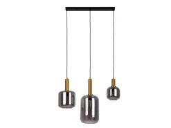 Näve Pendelleuchte Fumo Schwarz 150 cm x 82,4 cm x 22 cm 3er-Set