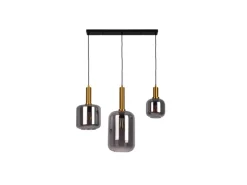 Näve Pendelleuchte Fumo Schwarz 150 cm x 82,4 cm x 22 cm 3er-Set
