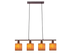 Näve Pendelleuchte Maron Natur 140 cm x 71,5 cm x 12 cm 4er-Set