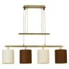 Näve Pendelleuchte Tilde 4-flammig Braun-Beige