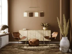 Näve Pendelleuchte Tilde 4-flammig Braun-Beige