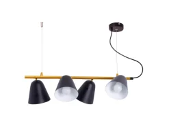Näve Pendelleuchte Triton Schwarz 126 cm x 61 cm x 13 cm 4er-Set