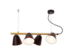 Näve Pendelleuchte Triton Schwarz 126 cm x 61 cm x 13 cm 4er-Set