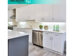 Oktaplex LED Unterbauleuchte Riga Küche 54cm Neutralweiß 4000K 230V mit Schalter