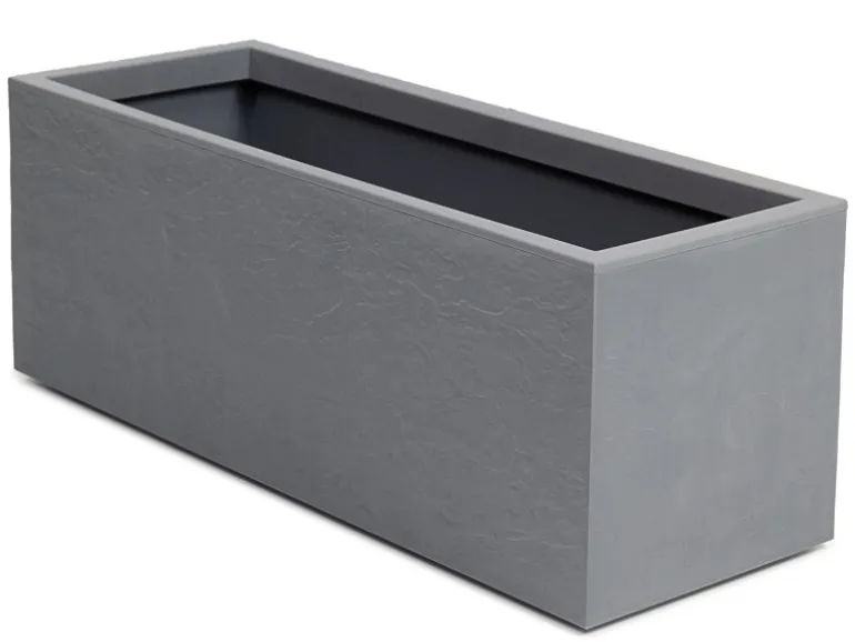 Ondis24 Pflanzkübel Vulkan 57 L Grau Blumentopf Pflanzgefäß