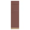 OPTIFIT Bari407 Küchen-Geräteumbauschrank 60 cm Rostrot