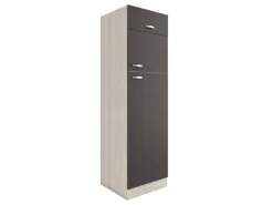 OPTIFIT Faro220 Küchen-Geräteumbauschrank 60 cm Anthrazit