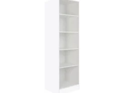 Optifit Hochschrankregal Salo214 60 cm x 206,8 cm x 55,5 cm Weiß