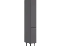 Optifit Küchen-Apothekerschrank Ingvar420 30cmx 211,8cmx 58,4cm Anthrazit Matt