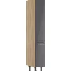 Optifit Küchen-Apothekerschrank Jonte984 30cmx211,8cmx58,4cm Anthra.-WildEiche