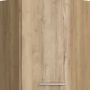 Optifit Küchen-Eckoberschrank Erik290 60/60 cm x 70,4 cm x 34,9 cm Wildeiche
