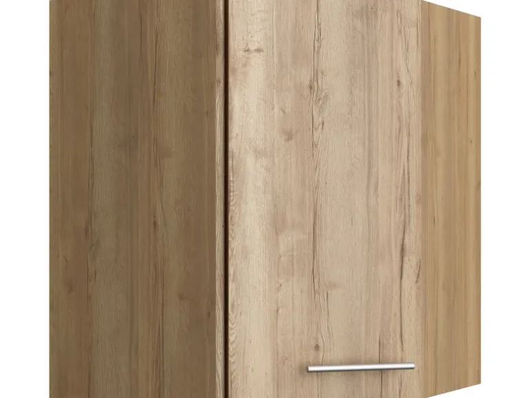 Optifit Küchen-Eckoberschrank Erik290 60/60 cm x 70,4 cm x 34,9 cm Wildeiche