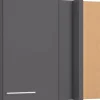 Optifit Küchen-Eckoberschrank Ingvar420 80/ 45 x 70,4 x 34,9 cm Anthrazit Matt