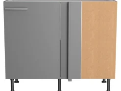 Optifit Küchen-Eckunterschrank f. Geschirrsp. Mats825 100/65x87x58,4cm Basaltgr.