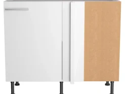 Optifit Küchen-Eck-Unterschrank für Geschirrsp. Bengt932 100/65x 87x 58,4cm Weiß