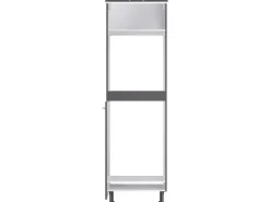 Optifit Küchen-Hochschrank für Backof. u. Kühlschr. Ingvar420 60cm Anthra. Matt